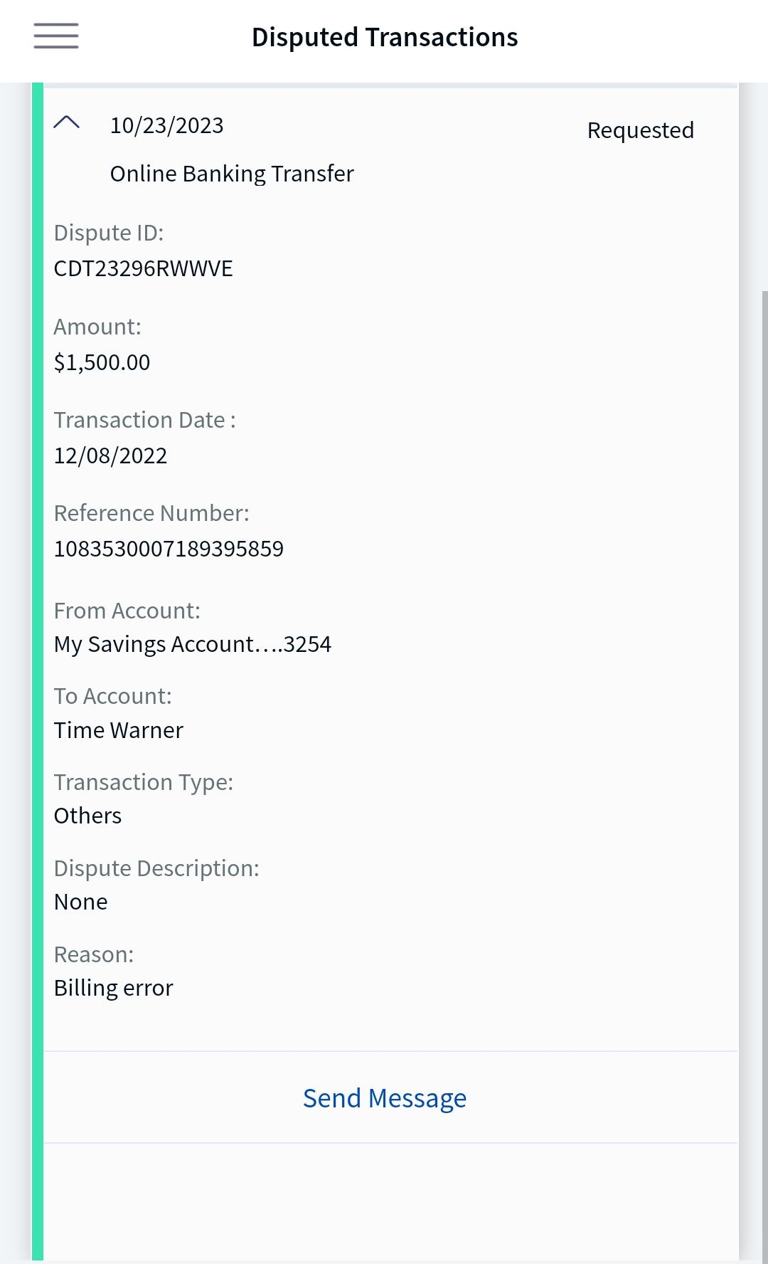 Transaction Details